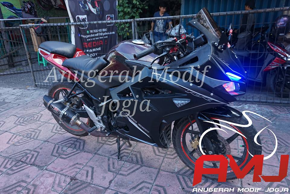 Full Fairing OLD CB150R Ala CBR250RR Mix Bodi Ninja Fi 