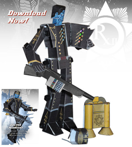 Outpost 76819 Dr. Midnight Papercraft