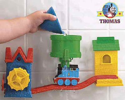 Character Thomas and friends bath tracks set bathroom playtime fun water games for preschool kids