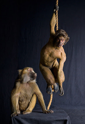 Body paint Babuino Baboon pintar cuerpo