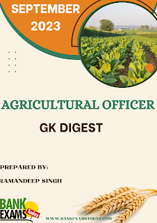 Agricultural Officer GK Digest: October 2023