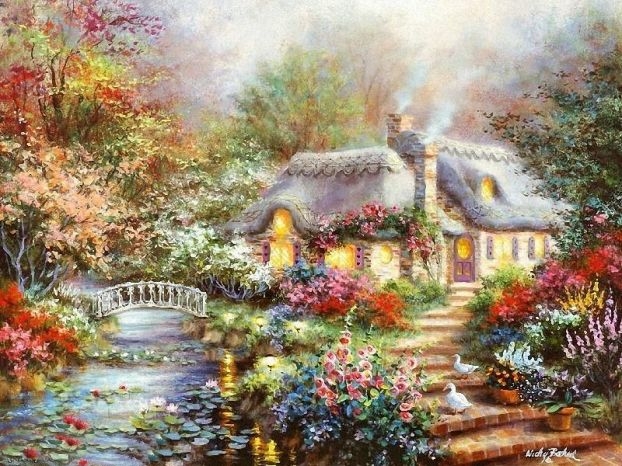 Lovely Paintings by American Painter "Nicky Boehme" 