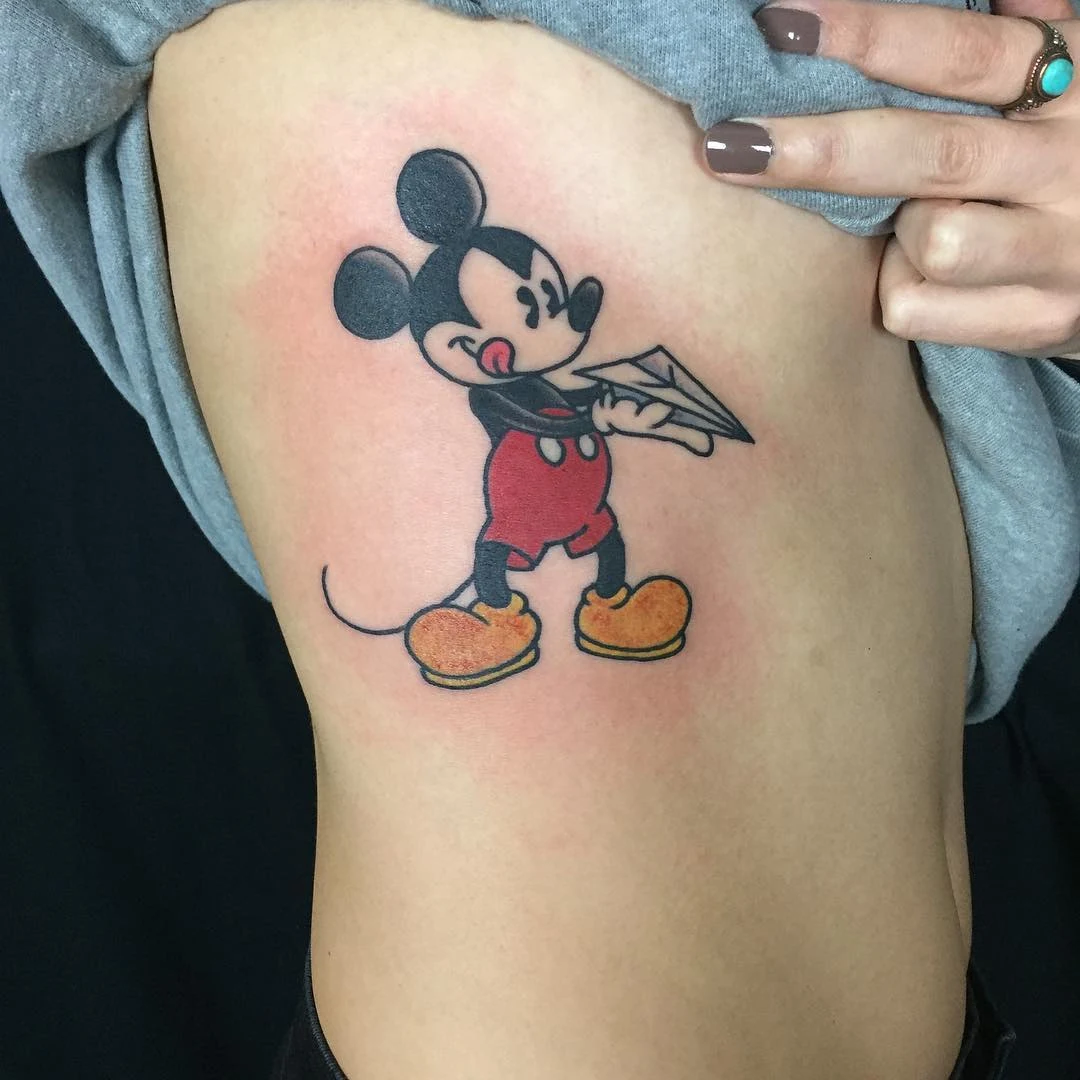 Tatuajes de Mickey y Minnie Mouse (