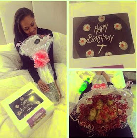 Wizkid Spoils His Girlfriend, Tania Omotayo With Expensive Gifts On Her Birthday