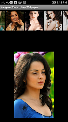 Kangana Ranaut 3D live Wallpaper For Android Mobile Phone