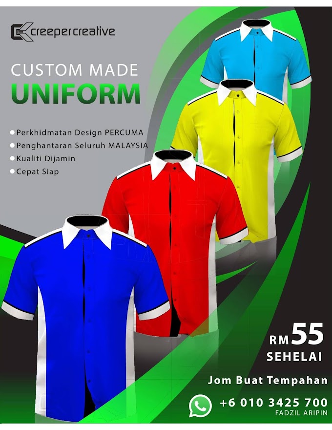 Creeper Creative | Shirt Supplier Malaysia | Printed Shirts Online | Shirt Embroidery