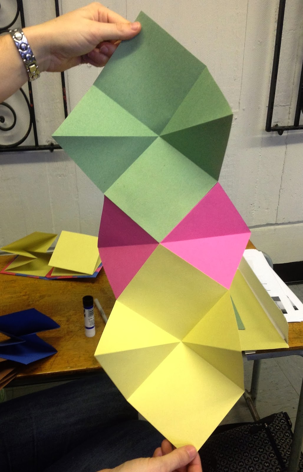 by Charlotte, one of our members, who demonstrated how to make a paper ...