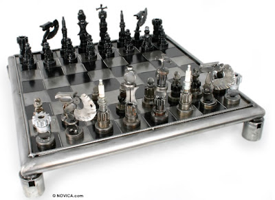 Autopart chess set