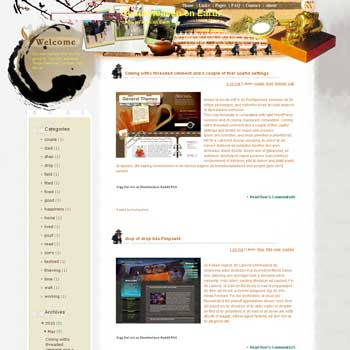 China Heaven on Earth template blog from wordpress. travel blog template. template travel for blog