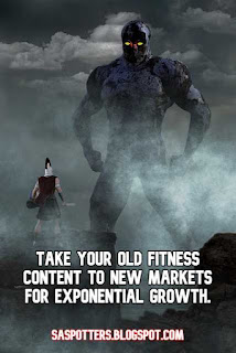 Take your old fitness content to new markets for exponential growth.