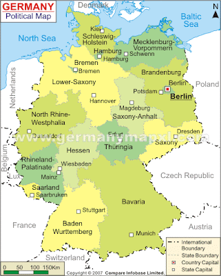 Provinz-Karte von Deutschland