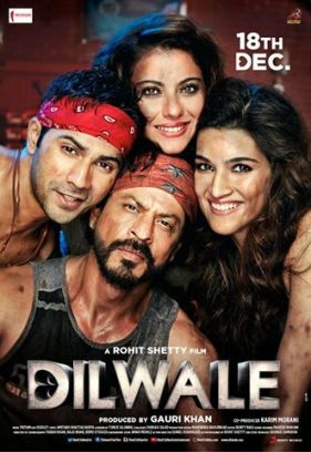 Dilwale SRK New Upcoming movie Budget, Rohit Shetty Next film Dilwale poster, Release date, Star cast Kajol, Kriti Sanon, Varun Dhawan, Boman Irani, Johnny Lever