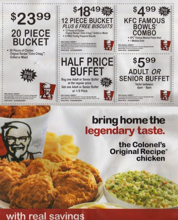 note you can also get this at coupons for kentucky fried