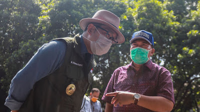 Oded : Sekitar 300 Orang  Jalani Rapid  Test Di Balai Kota Bandung