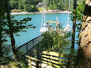 Doe Island State Park float before storm damage