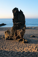 Roca singular y símbolo Cavall Bernat de Platja  d'Aro. Costa Brava
