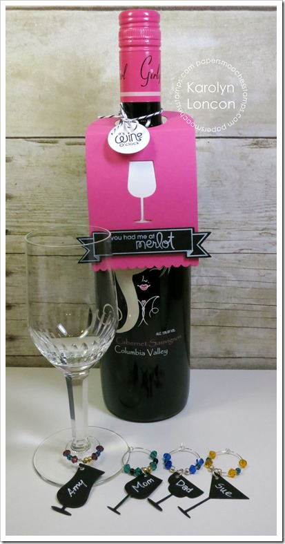Karolyn - Free Spirits Wine Tag & Charms Ensemble