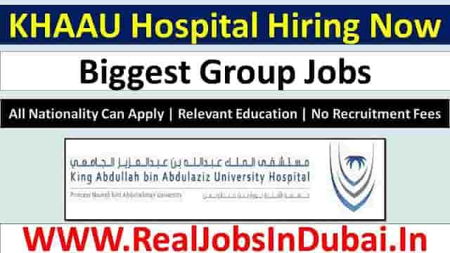 KAAUH Careers Jobs Opportunities and Vacancies In Saudi Arabia
