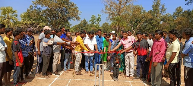 जय माँ मदनागिरी युवा क्रीडा मंडळाकडून क्रिकेट सामन्याचे आयोजन 