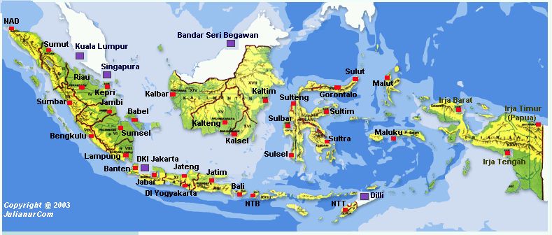  Peta  Pulau Sulawwesi