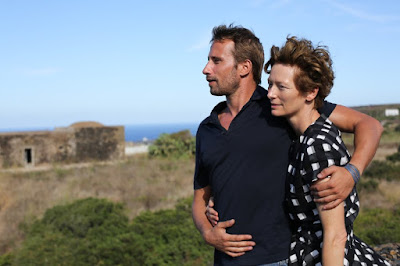 Tilda Swinton and Matthias Schoenaerts in A Bigger Splash