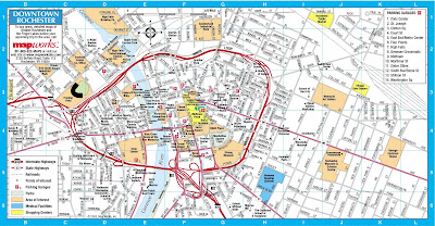 Downtown Rochester NY map