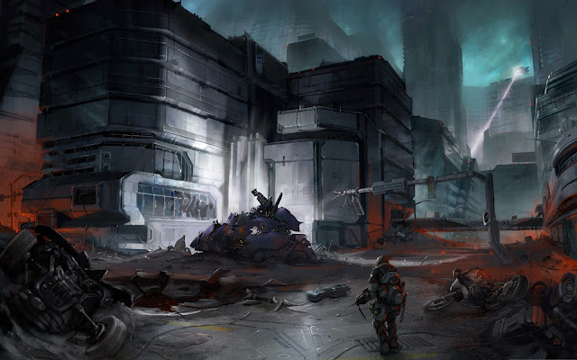 Halo Video Game Concept Art x02