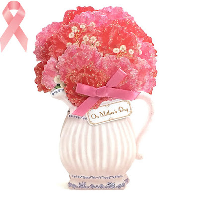  Mother's Day Decorative Water Pitcher Floral 3D Pop Up Card