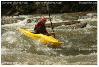 Kevin at double trouble rapid, Ocoee River Tennessee