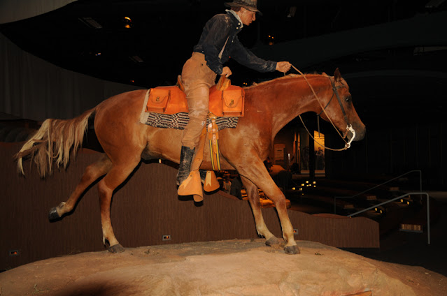 Pony Express rider and horse