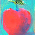 Teacher's Apple, Acrylic Painting by AZ Artist Amy Whitehouse