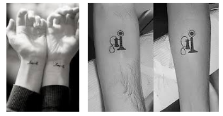 couples matching tattoos