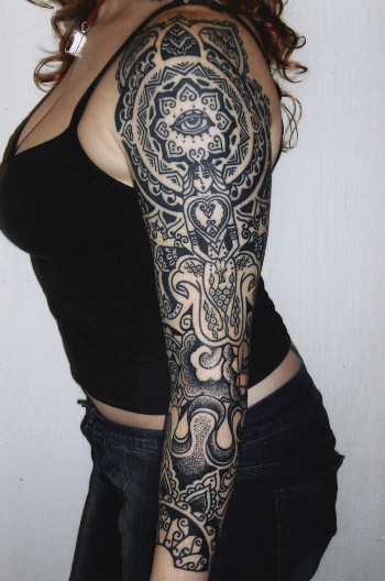 sleeve tattoo template