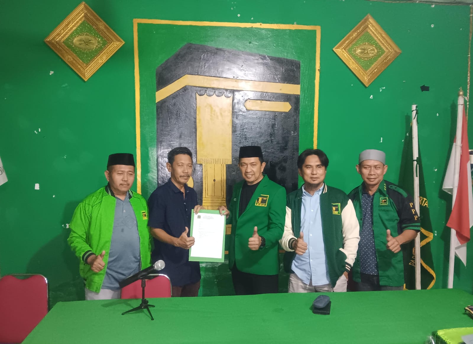 Tim Pemenangan Bacabup Sidrap H Mashur Resmi Ambil Formulir di Kantor DPC PPP Sidrap