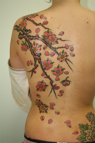 Cherry Blossom Tattoos This association with mortality is extremely symbolic
