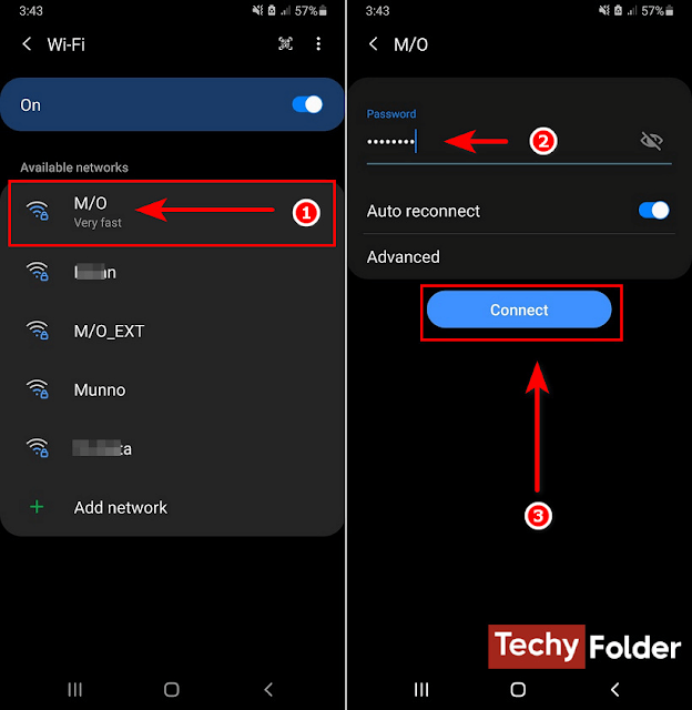 Reconnect to the Wi-F- network