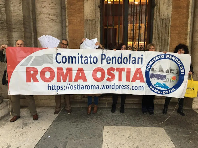 Roma-Lido: Consegnata al sindaco del Comune di Roma la petizione dei pendolari