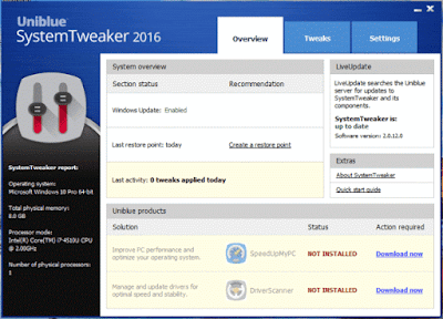 Uniblue System Tweaker 2016 Full Version Tavalli Blog