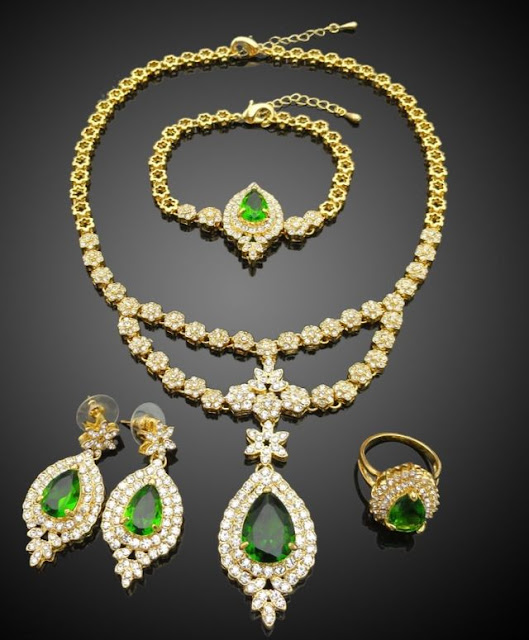 Gold Plated Fashion Jewelry Set