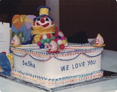 1st bday cake