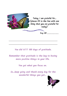 100 Days of Gratitude - For Butterfly Lovers - Journal for Kids and Teens