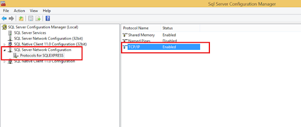 How to enable SQL SERVER listening on port 1433 in Windows 8.1