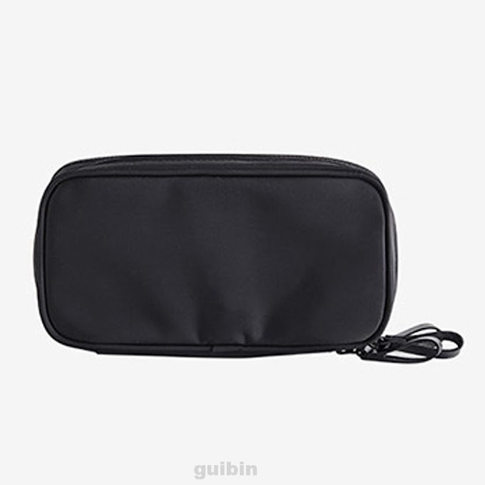 Double Sides Portable Practical Nylon Storage Travel Zipper Closure Toothbrush Cosmetic Bag