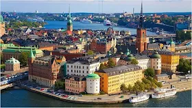 Швеция одна из популярных стран для туризма