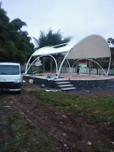 tenda membrane murah gudang canopy