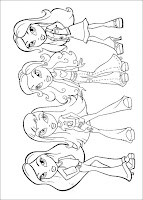 Bratz Coloring Pages