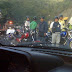 Motorizados protestaron en la GMA por el estado de la vía