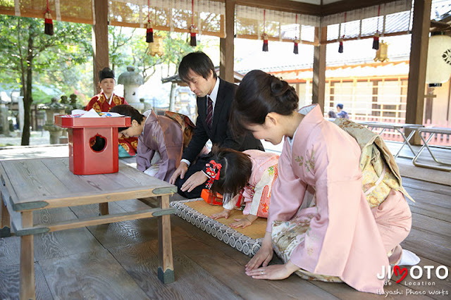 手向山八幡宮での七五三の出張撮影