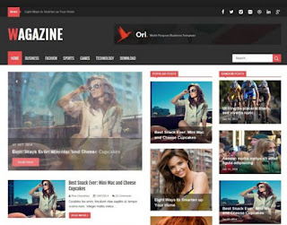 Wagazine is a Ads Ready & SEO Optimized Blogger Template