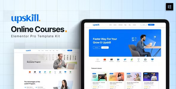 Best Online Course Elementor Pro Template Kit